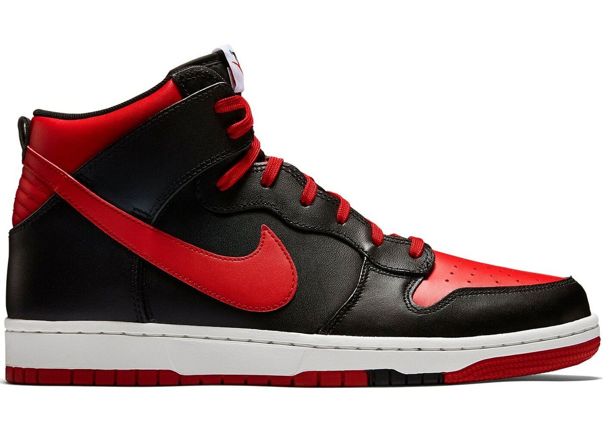 Nike Dunk High CMFT Bred Black Red White air jordan 1 retro Nike Dunk High CMFT Bred Black Red White air jordan 1 retro