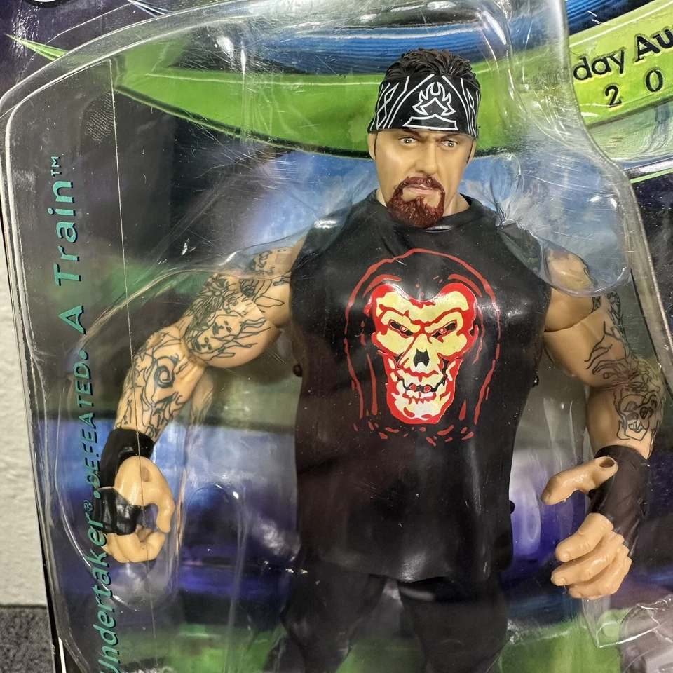 Figura de acción 2001 Jakks WWF SUMMER SLAM 24 de agosto 2003 Undertaker Foto 3 de 4