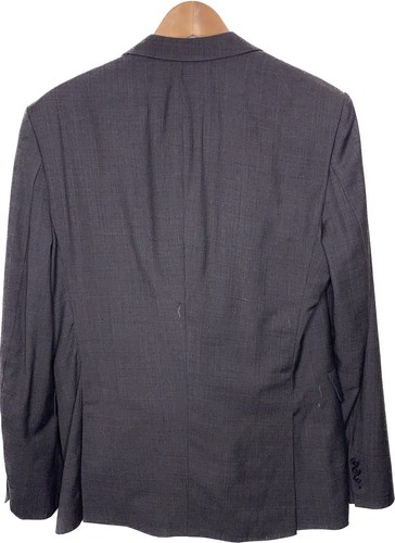 Suit set mens blazer jacket and pants medium 32W grey wool tailored - Picture 2 of 13