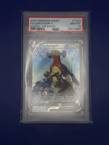 Garchomp V PSA 10 English Pokemon Card TG23 Astral Radiance 2022 Cynthia Alt Art