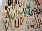 Vintage Costume Jewelry Lot 50+ Pieces Estate Necklaces Bulk Lot Wear Resell