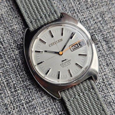 citizen leopard 26 cross hair dial 4-720440-k jewel excellent condition