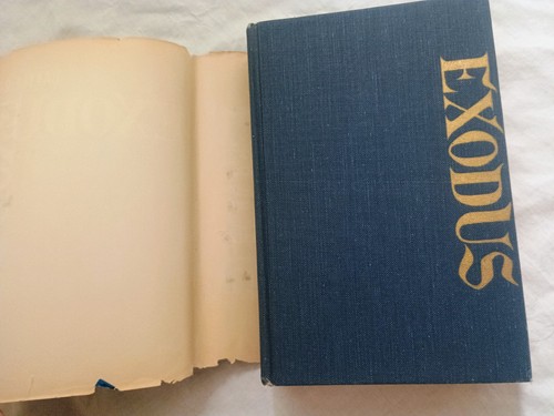 Exodus by Leon Uris 1958 Hardcover with Dust Jacket Novel of Israel - Picture 7 of 23