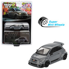 Mini GT 1:64 Abarth 595 LB-WORKS x Abas Works Grey #995