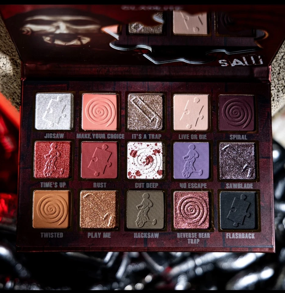 SAW X GLAMLITE EYESHADOW PALETTE - Image 3 of 4