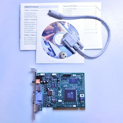 Sigma Utobia EM8220 Realmagic Fullscreen DVD/MPEG-2 Decoder PCi ~Rechnung/MwSt