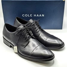 Cole Haan “Modern Essentials Cap Toe Waterproof Oxford” Men’s Shoe [Black] - NEW