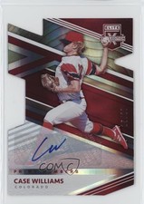 2020 Panini Elite Extra Edition 15/37 Case Williams #117 Auto 3x7