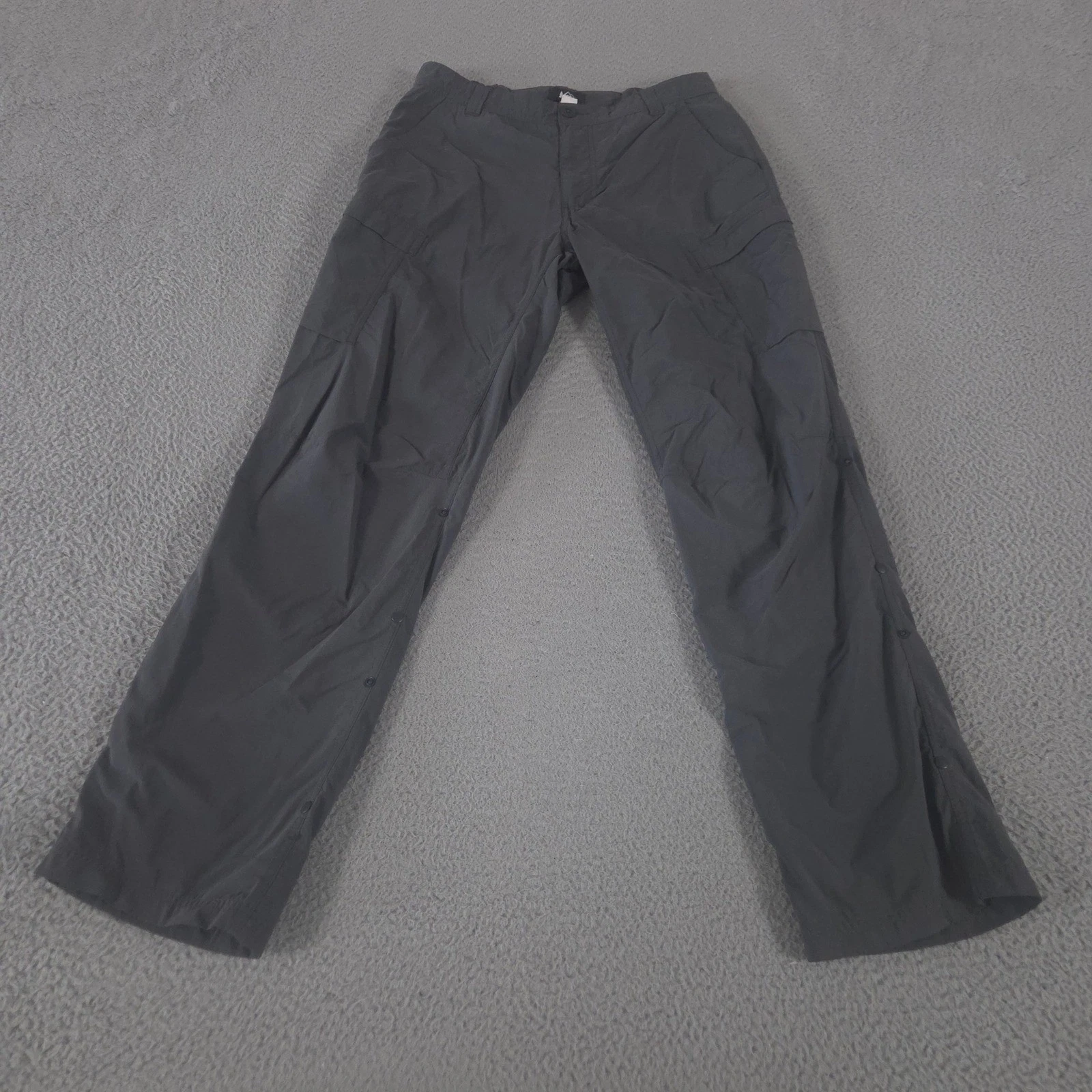 REI Co-op Pants Mens 34x32 Sahara Roll-Up Cargo Straight Nylon Hiking Utility