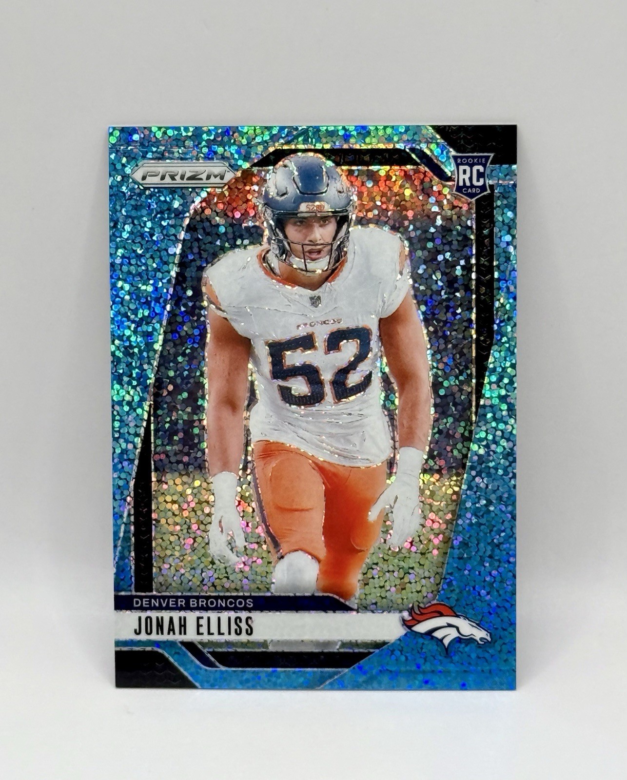 Jonah Elliss 2024 Panini Prizm #356 Blue Sparkle Rookie RC /96