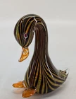 Vintage Murano Style Glass Duck GORGEOUS!