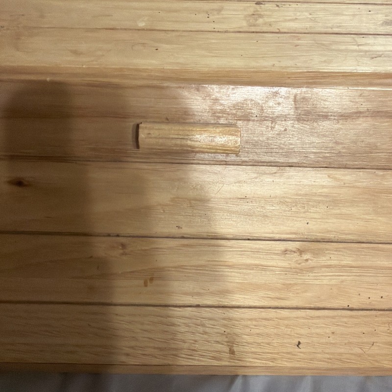 Vintage Wooden Bread Box Farmhouse
