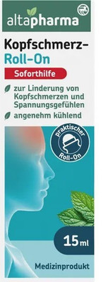 Kopfschmerz Roll On Roller Soforthilfe durch angenehm kühlende Eigenschaft 15 ml