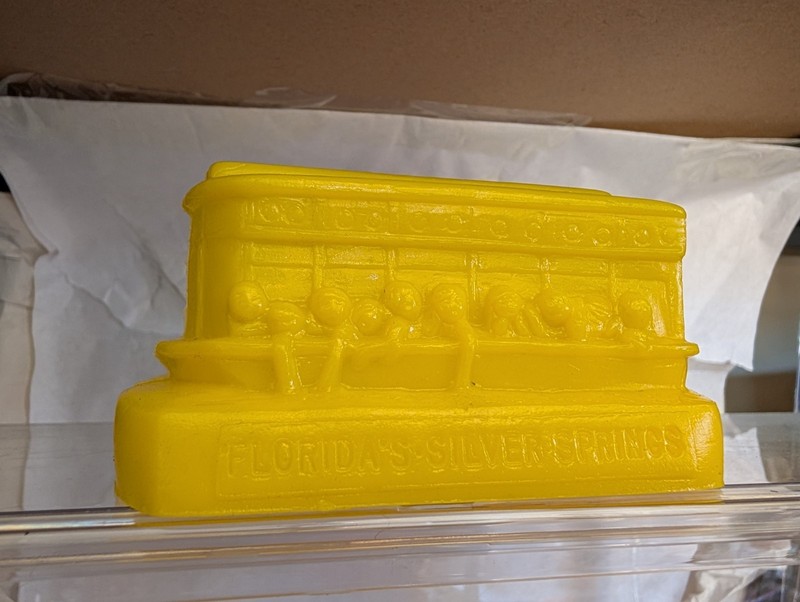 Rare VINTAGE Mold A Rama Silver Spring FL Glass Bottom Boat