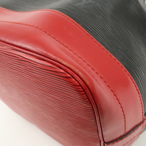 Louis Vuitton Epi Noe Shoulder Bag Noir Castilian Red M44017 Authentic Used F/S - Picture 14 of 24
