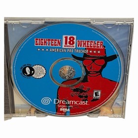 18-Wheeler American Pro Trucker (Sega Dreamcast, 2001) Complete w/ Manual Tested