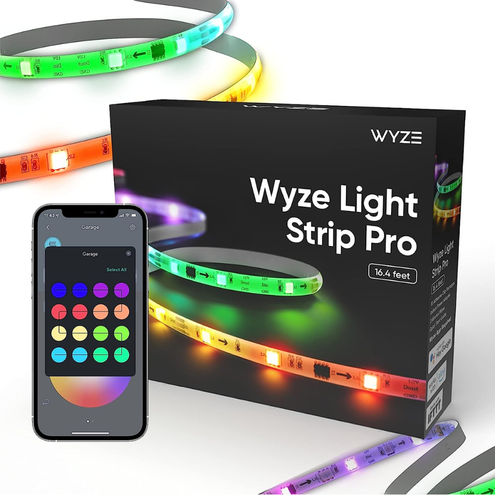 WYZE Light Strip Pro with App Control - 16.4 feet White - Very Good Condition