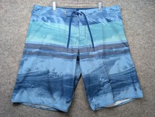 Salt Life Board Shorts Men's 42 Blue SLX-QD Vapor Stretch Swim Trunks Surf Beach