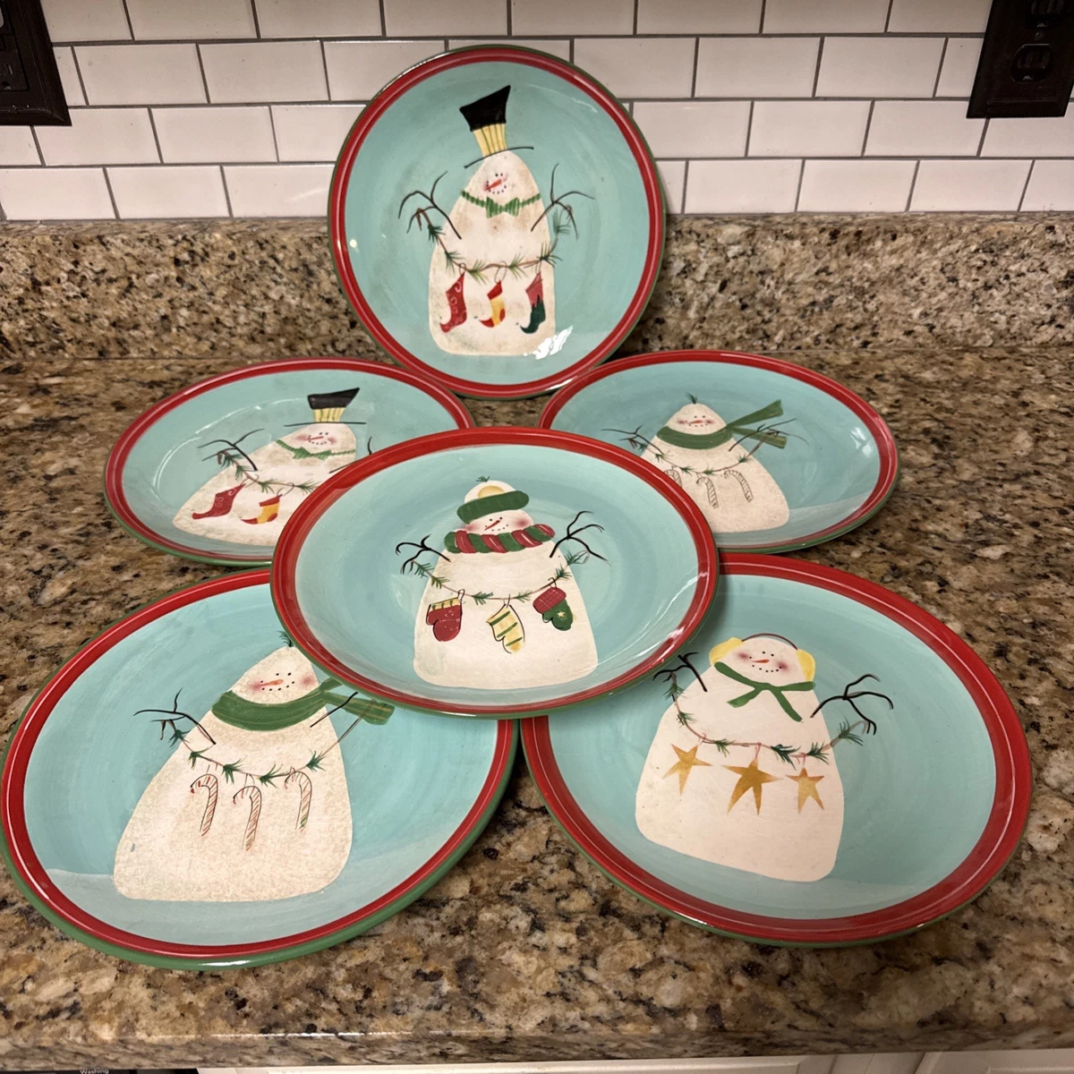 Snowman Plates for sale | eBay