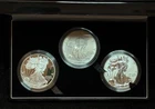 2006 American Eagle 20th Anniversary Silver Coin Set -3 Coin 1 oz 999 Silver