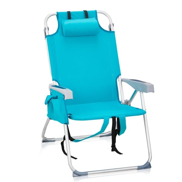 Folding Backpack With 5-position Recline And Aluminum Frame