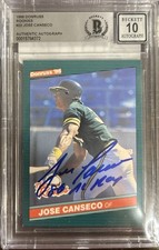 1986 Donruss The Rookies - Jose Canseco #22 (RC)