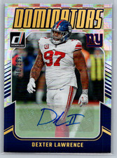 2024 Donruss #18 Dexter Lawrence Dominators Auto #/299 Giants