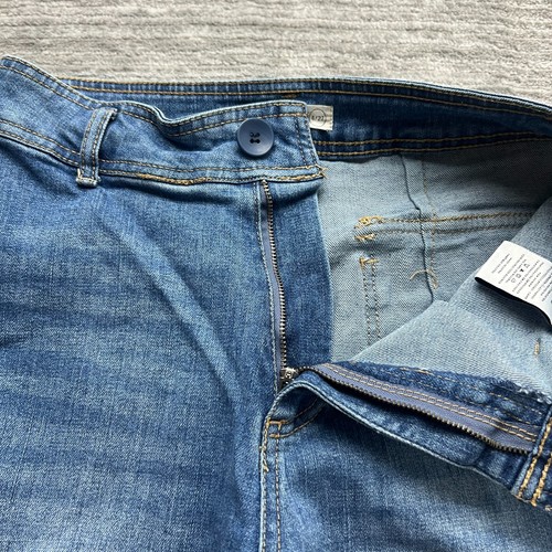 Oat New York Jeans Size 4/27 Womens Cargo High Rise Blue Denim - Picture 3 of 10