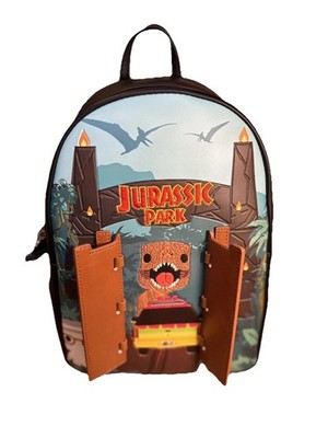 NEW Loungefly Jurassic Park Gate Funko Pop T-Rex Backpack 