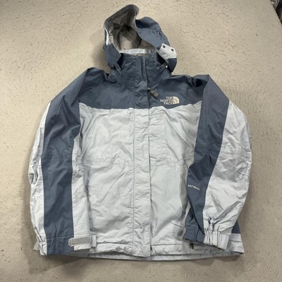 The North Face Jacket Womens Small Gray HyVent Hooded Waterproof Ski Rain