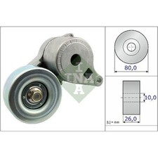 1x Riemenspanner, Keilrippenriemen Schaeffler INA 534 0509 10 passend für