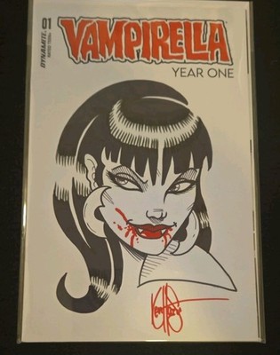 Vampirella Year One #1 Sketch Variant | Signed Ken Haeser w/ COA | Blind Bag