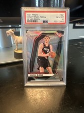 2024-25 Panini Prizm Donovan Clingan Silver Prizm RC #221 PSA 10 GEM MINT Rookie