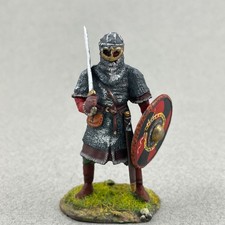 Viking figure 54 mm 1/32, Painted tin soldier, Medieval Viking, Warrior figurine