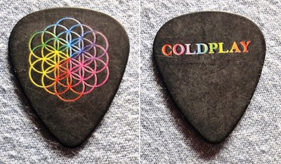 Coldplay Chris Martin Flower Of Life Gitarren-Pick Head Full Of Dreams Tour