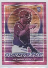 2021 Panini Chronicles Overdrive Pink Pulsar Prizm Keibert Ruiz #5 tr4