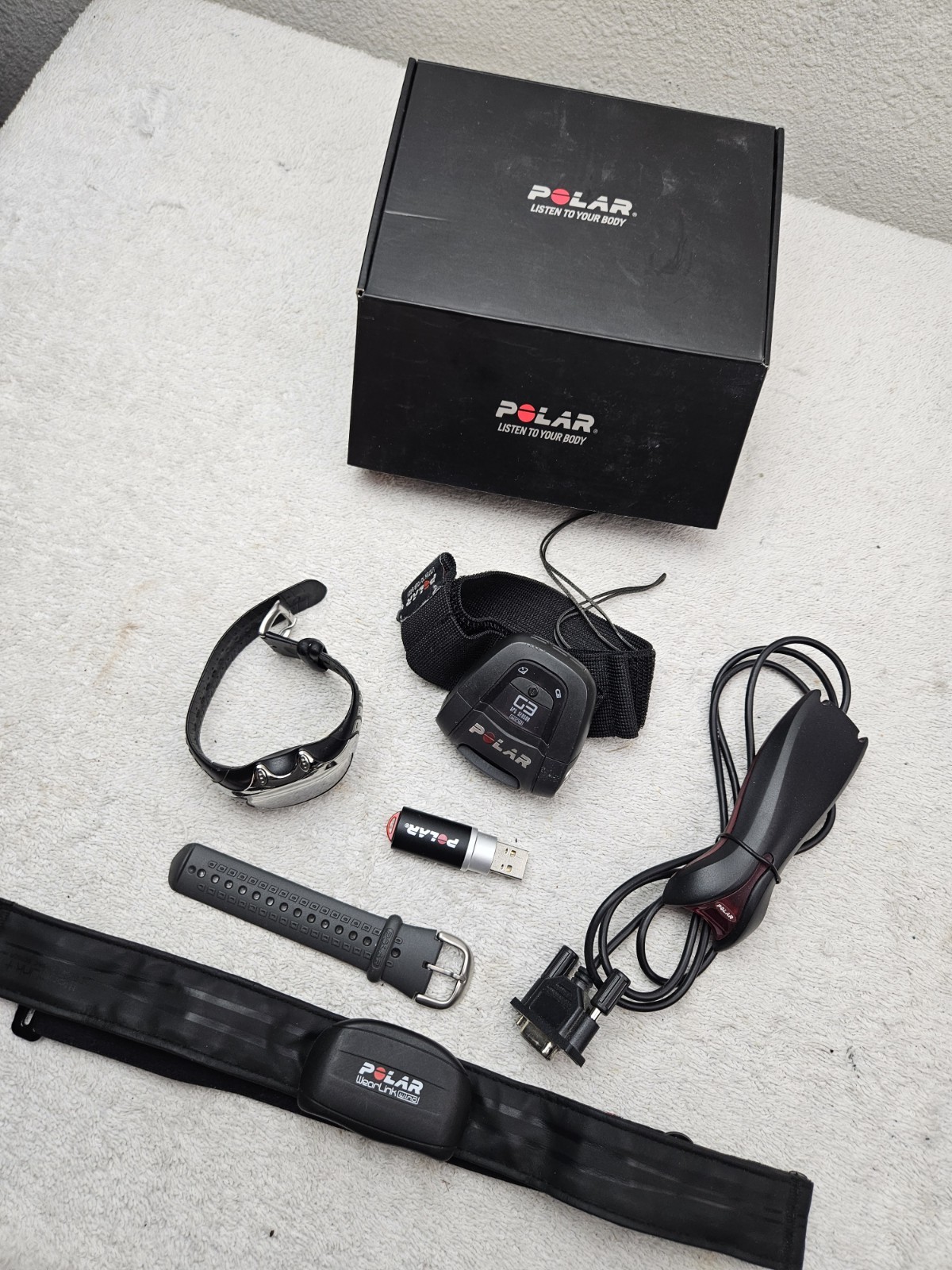 Monitor Bike Watch With Extras