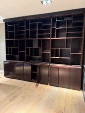 LUXURY BESPOKE LIBRARY MEDIA SUITE MODULAR SHELVING CABINET SYSTEM DISPLAY UNIT