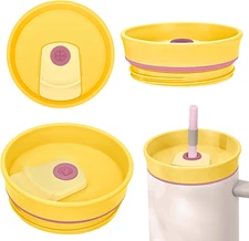 Tumbler Lids Replacement for 40Oz Owala Cup, Replacement Spill Proof Splash Resi