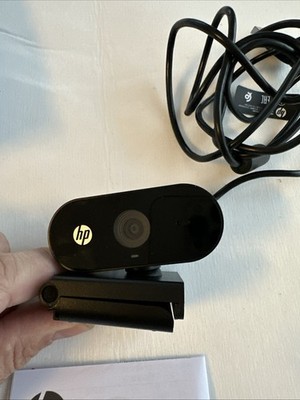 HP 320 Full-HD 1080p Webcam USB-A 360° schwenkbar 30fps integriertes Mikrofon