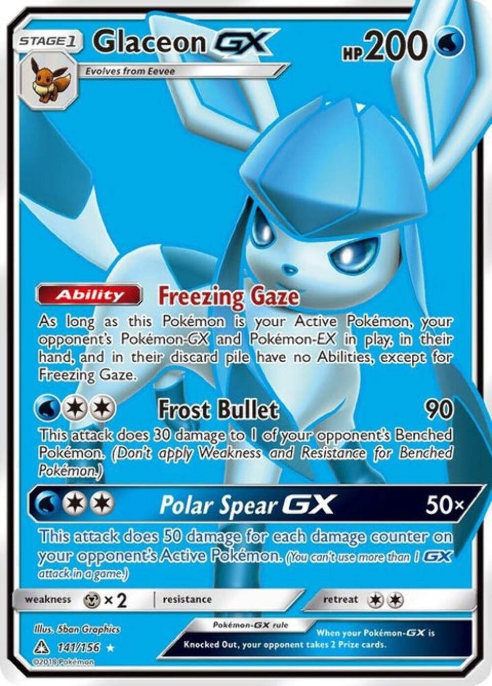 Glaceon Gx - Full Art (141)