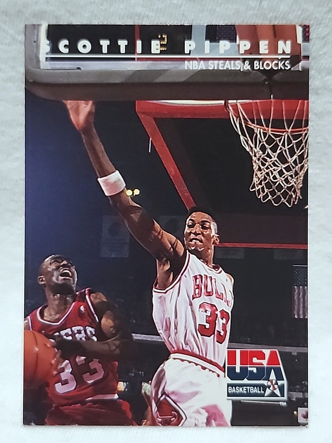 1992 Skybox USA Scottie Pippen #72 Chicago Bulls 