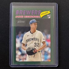 🔌IU 2026 TOPPS HERITAGE BASEBALL DARK GREEN BORDER RC JACOB MISIOROWSKI #144