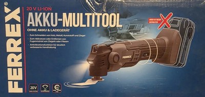 FERREX Akku-Multitool, 20V System, OHNE Akku/Ladegerät, neu&ovp
