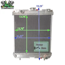 All Aluminum Radiator Fit RB411-42300 RB41142300 Kubota Excavator U25S U25-3S