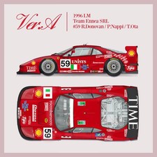 1/12 maquette en kit - Ferrari F40 GTE le mans 1996 team ennea # 59 - model fac