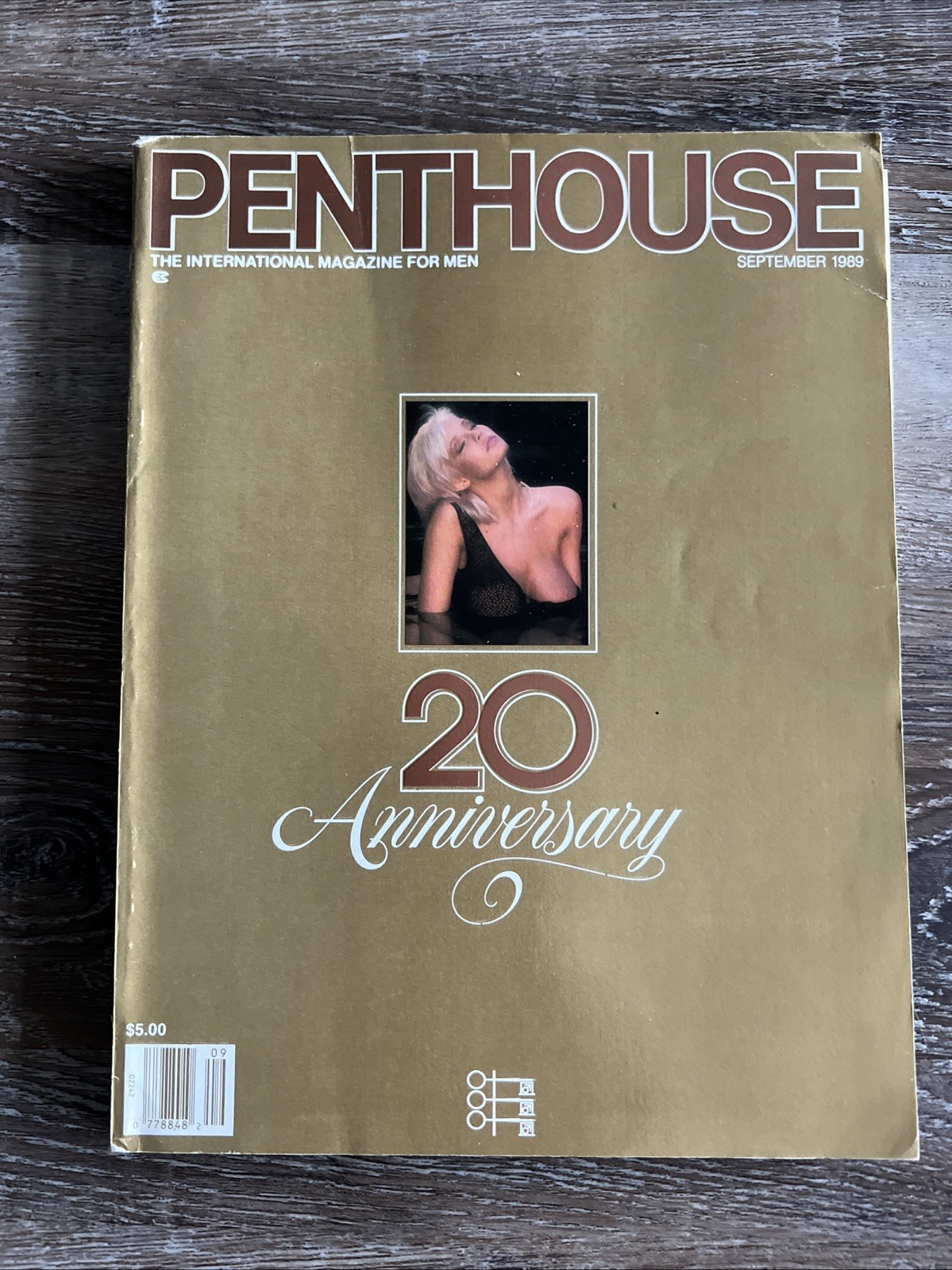 Vintage Penthouse Magazine 20th Anniversary Sept 1989 Lynn Johnson 