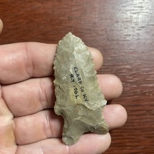 MLC s8162 2 1/2” Archaic RS Bifurcate Arrowhead Ky Kentucky Artifact