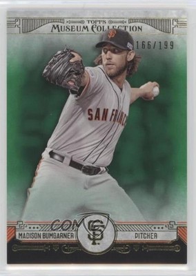 2015 Topps Museum Collection Green 166/199 Madison Bumgarner #29 0t2
