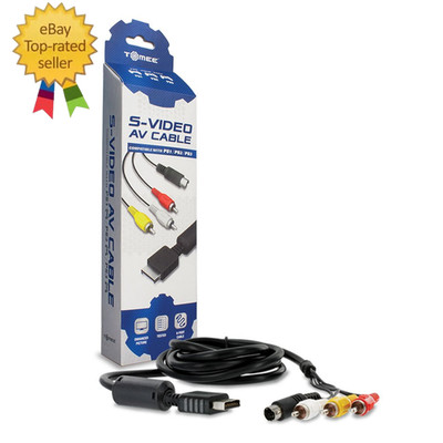 S-Video AV Cable for PS3/ PS2/ PS1, Audio Video TV Cord Compatible with Playstat